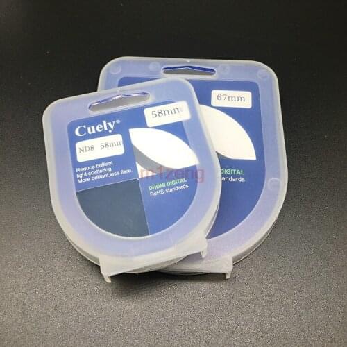 ND8 40.5 46 49 52 55 58 62 67 72 77 82 mm ND Neutral Density Lens Filter for Canon Nikon sony PENTAX fuji camera