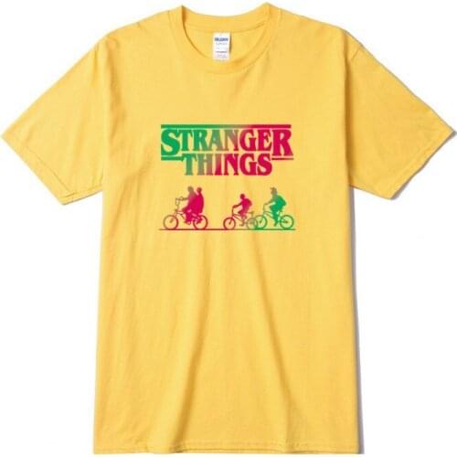 Stranger Things Harajuku Cartoon Ulzzang Graphic Tops Tees Fashion Hip Hop Popular Printing Pattren Male Female Short Sleeve