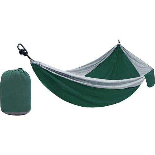 Camping Hammock Travel Hammock Single Hammock Durable Nylon Parachute Portable Hammock For Outdoor