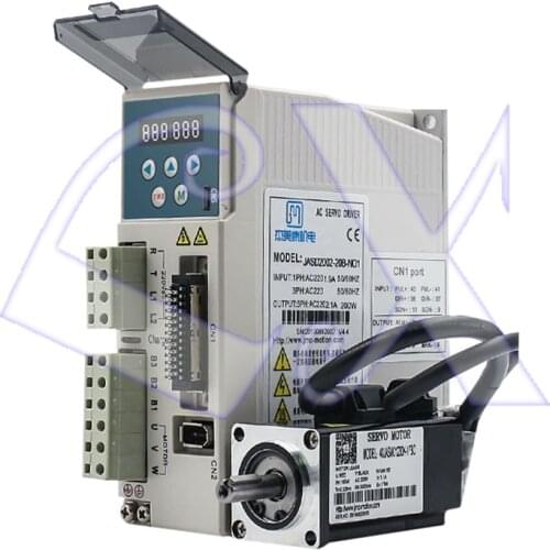 JMC 100W 3000rpm 0.32NM 40mm 220V AC servo motor drive kit 17bit 40JASM01230K-17BC+JASD2002-20B