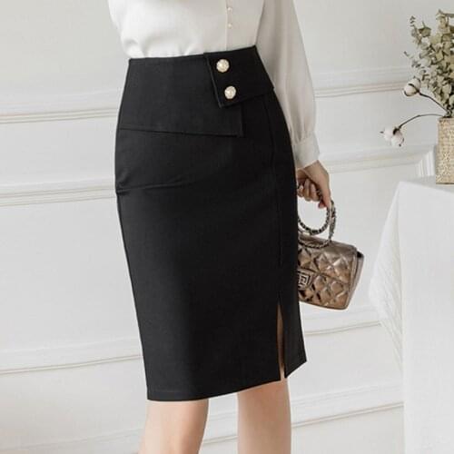 LJSXLS Slit Pencil Skirts