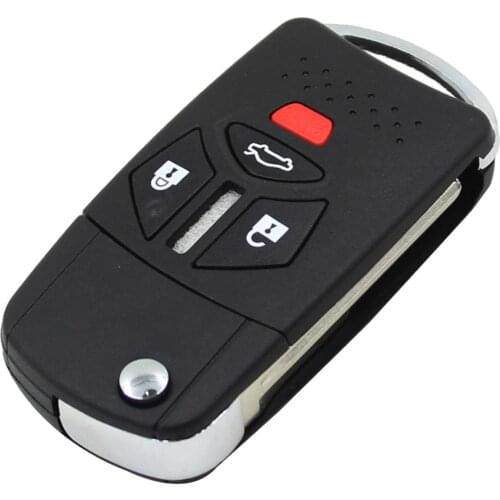 New 3+1 Buttons Flip Remote Key Shell Case for M-itsubishi Galant Eclipse Endeavor