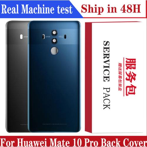 Original Back Housing Replacement for HUAWEI Mate 10 Pro Back Cover Battery Glass with Camera Lens adhesive Sticker