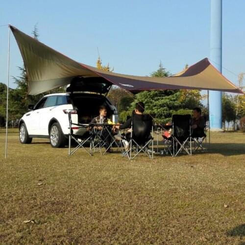 Outdoor big sky tent camping tent awning camping tent rainproof awning wholesale stall parking curtain