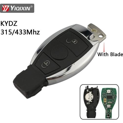 Top Quality KYDZ Remote Car Key For Benz Mercedes 2000+ NEC BGA Type ML SLK CLK CLS W211 W212 W245 E C Class 315/433Mhz 2 Button