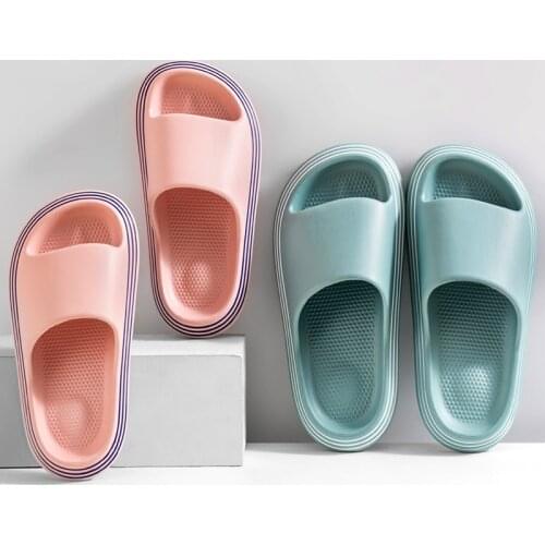 Summer Slippers Shower Sandal EVA Massage Hole Non-Slip Light Bathroom Living Room Indoor Women Men Flip Flops Pool Shoes Slide