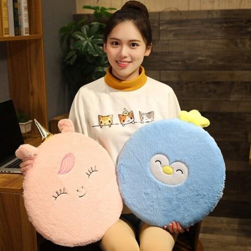 Cute Unicorn Dinosaur Cartoon Animal Memory Cotton Plush Chair Cushion Children Indoor Floor Winter Decoration Gift