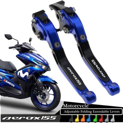For YAMAHA Aerox 155 2017 2018 Aerox155 NVX155 Folding Extendable Left Right Brake Levers
