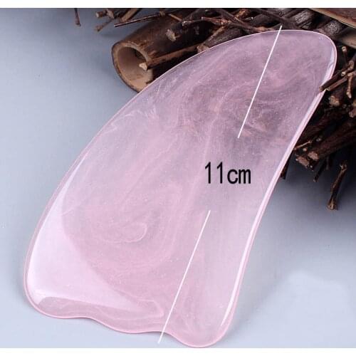 Resin Gua Sha Scraper Board Massage Beeswax Guasha Board For Chin Neck Face Lifting Wrinkle Remover Beauty Care Tools