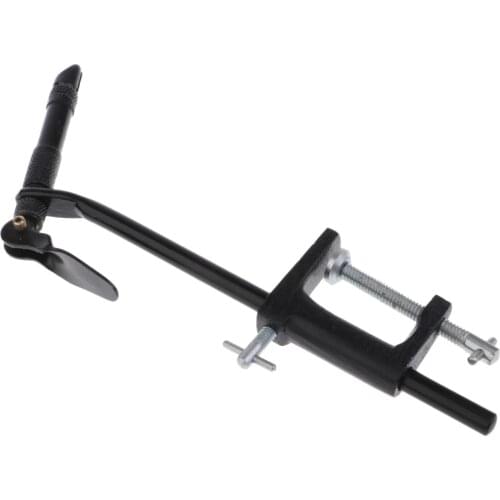 Stainless Steel Fly Tying Vise Mini Travel Fishing C-Clamp Rotary Vice Tier for Tying Flies