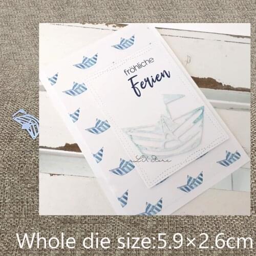 New Design Craft Metal Cutting Die die cuts sailboat decoration scrapbook Album Paper Card Craft Embossing die cuts