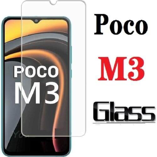 3Pcs protective glass for poco f3 m3 x3 xiaomi mi 10t redmi note 10 pro 9s 9t 9 8 7 8t 9c nfc 9a 8a screen protectors film