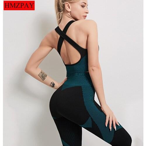 Seamless Workout Yoga Sets Female Sports Gym Suit Wear Running Women Fitness Sport Leggings Yoga Clothing Sport Bras