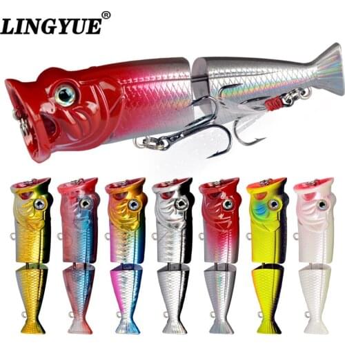 LINGYUE 8cm/11.5g Hard Baits 7 Colors Available Lifelike Fishing Wobblers Artificial Boxed Crankbait Plastic Fishing Lures Pesca