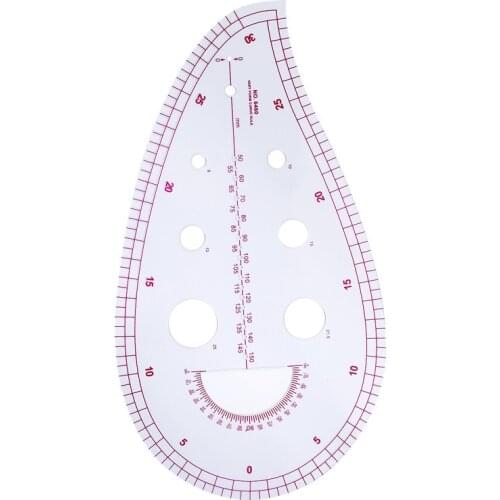 1Pcs 6460 Sewing Ruler Measure for Dressmaking Grading Curve Ruler Pattern Design Tool