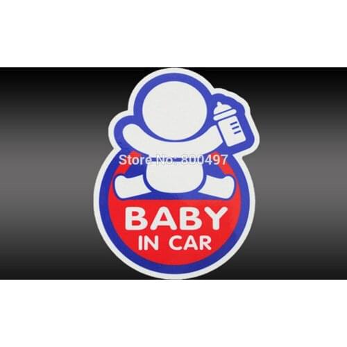 10 x Newest Car-styling Car Covers Baby in Car Warming Sticker Car Decal for Ford Honda Toyota Chevrolet Volkswagen Mazda Fiat