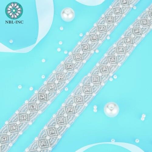 10 yards) Wholesale bridal silver crystal rhinestone applique trim sew on iron on for wedding evening dress WDD1139