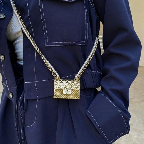 2021 Street Mini Bag Brand Luxury Designer Crossbody Bags Chains Pear Shoulder Bags Purse Lipstick Key Bag For Women Sac Handbag