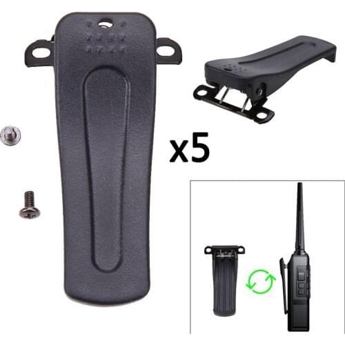 5 x Belt Clip for Retevis H777 for BaoFeng BF-666S 777S BF-888S 2-Way Radio Applies to Baofeng BF-666S, BF-777S, BF-888S New