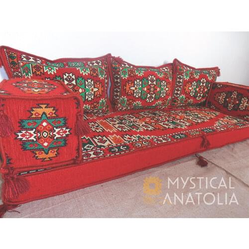 Arabic Floor Seating Sofa Majlis Cushions Oriental Jalsa Bench Area Traditional Arab Sofas Furniture