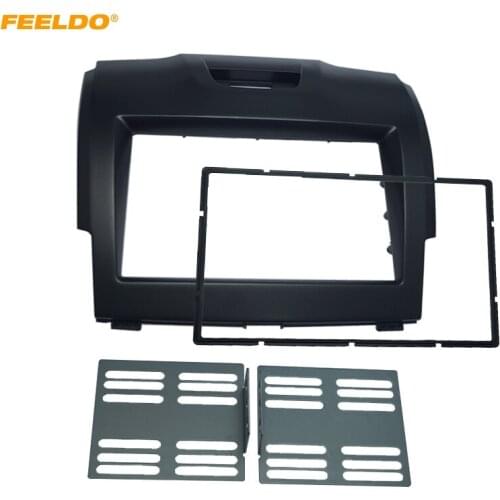 FEELDO Car Stereo Radio DVD 2Din Fascia Frame For CHEVROLET TrailBlazer ISUZU D-Max HOLDEN Colorado Dash Panel Frame Mount Trim