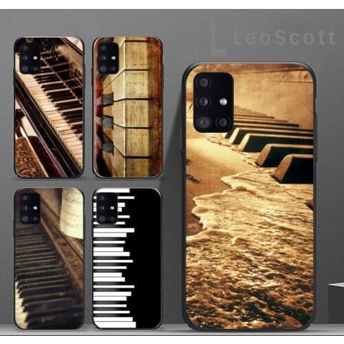 Piano music Phone Case For Samsung A40 A31 A50 A51 A71 A20E A20S S8 S9 S10 S20 Plus note 20 ultra
