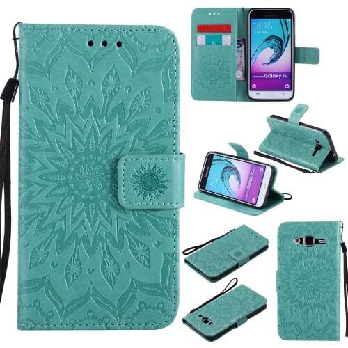 Wallet Case for fundas Samsung Galaxy J3 2016 Cover Case for coque Samsung J3 Case 5 inch J3 2016 J320 J320F + Stand Card Holder