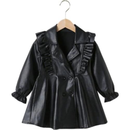 DancingBear Leather Jackets For Girls