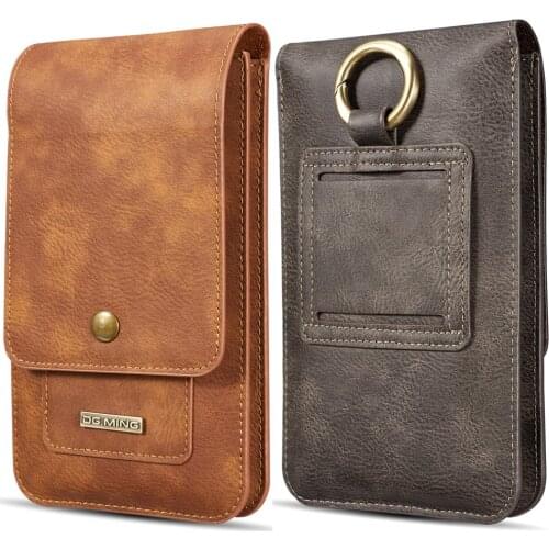 DG.MING Waist Belt Clip Pouch Bag Holster Case For LG Phone With backpack Metal hook Outdoor Sport