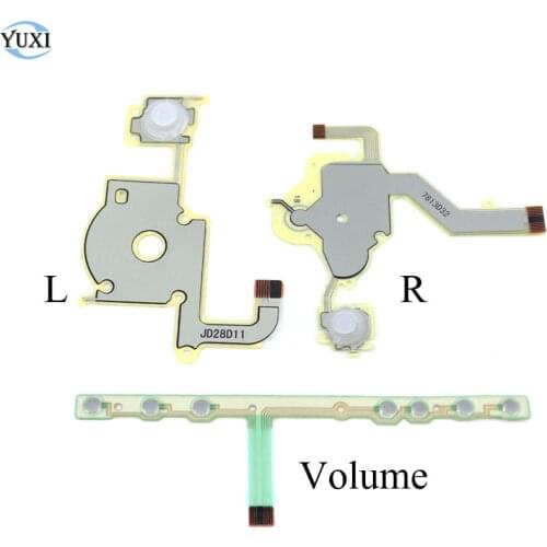 YuXi Brand New For PSP 2000/ PSP2000 Keypad Left/Right Volume Shoulder Button Flexible Flex Ribbon Cable