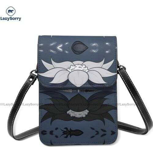Hollow Knight Shoulder Bag Streetwear Woman Mobile Phone Bag Gifts Vintage Leather Bags