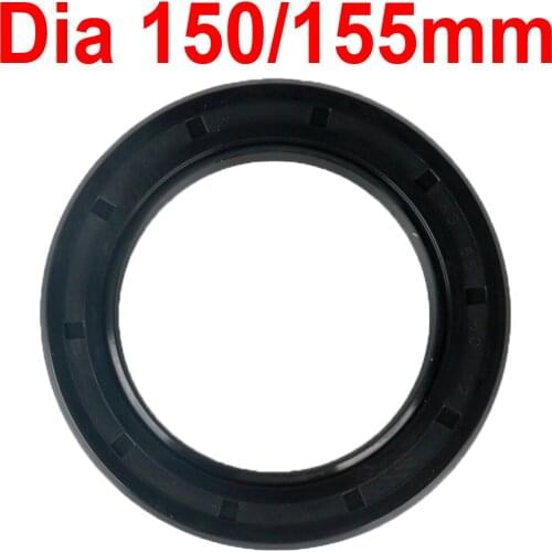 ID 150/155 MM TC Oil Seal Skeleton Spring Steel Black Nitrile NBR Gasket 150x170x15 150x170x14 150x170x12 150x175x12