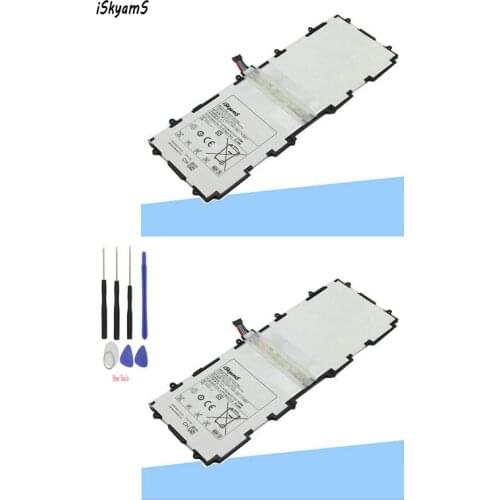 ISkyamS 2x 7000mAh SP3676B1A(1S2P) Replacement Battery For Samsung Galaxy Tablet Tab 2 Note 10.1 P5100 P5110 P7500 P7510 N8000