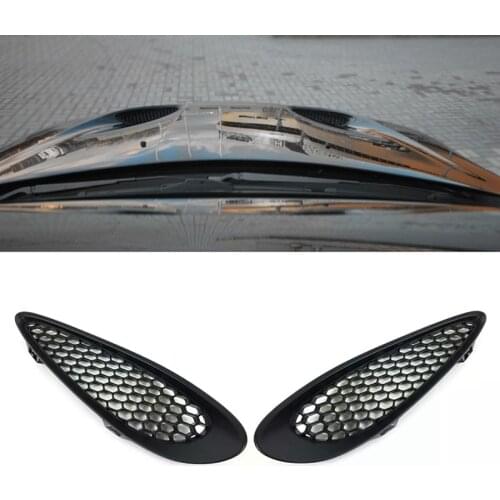 Car Left & Right Hood Trim Bezel Hood Bezel Insert Trim for Jeep Grand Cherokee 2012-2019 68090699AB 68090698AB