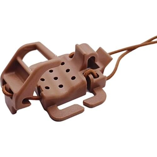 Multi-purpose Backpack Clip with Whistle Plastic Outdoor Emergency Equipment Binding Buckle