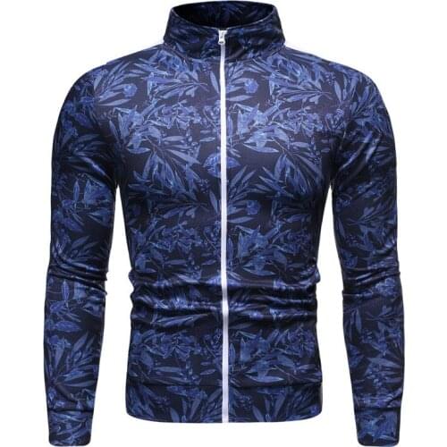 2021 Spring And Autumn Mens Jacket European And American Style Printed Casual Jacket Autumn Fashion Jacket Trend Jacket