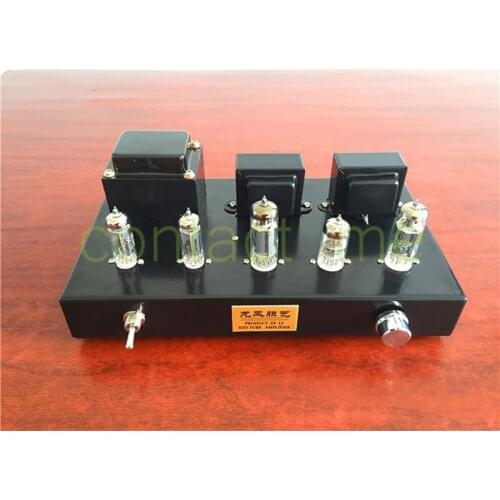 6H2N 6n1n tube power amplifier DIY kit, support AUX support a variety of sound effects adjustment, high resolution