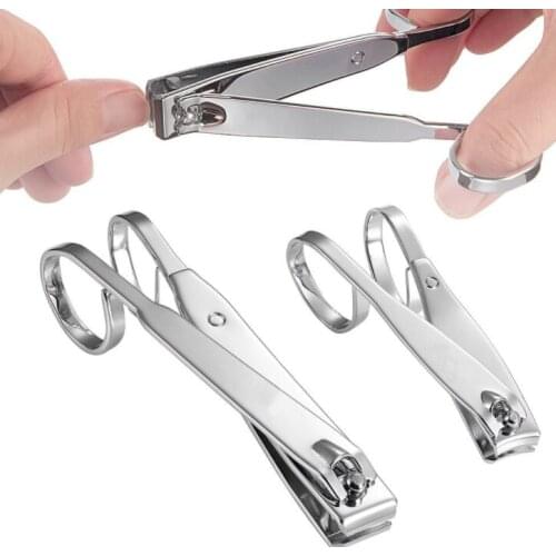 100PCS 7.5cm or 10.5cm New Cutting Clipper Cutter Easy Grip Long Toe Nail Toenail Scissor Manicure Portable Nail Scissors