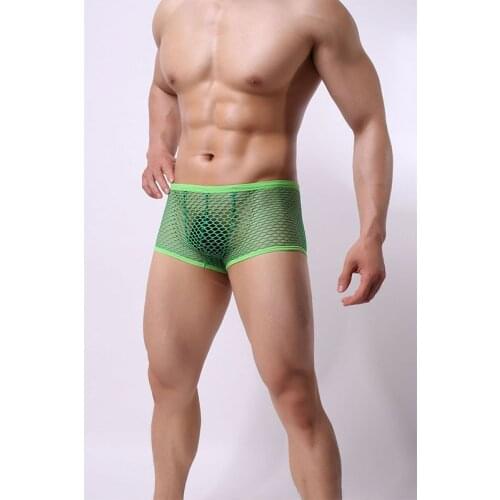 Transparent Swimsuit Men Gay Beachwear Mesh Sexy Swimwear Man Swim Underwear Summer Beach Wear Breathable Bathing Suit 2021