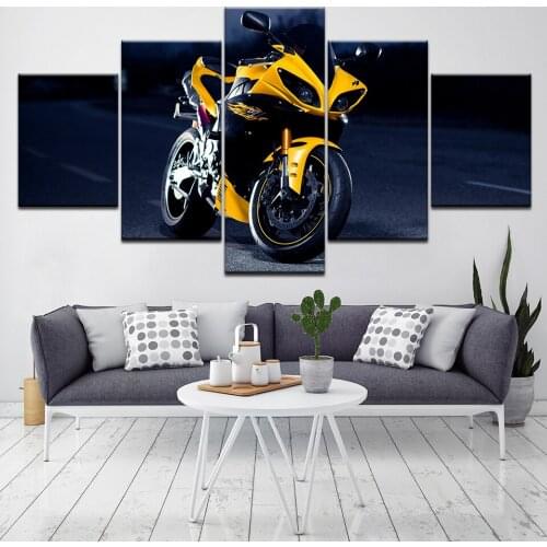 RAZR HD XT925 5 Piece HD Wallpapers Art Canvas Print modern Poster Modular art painting for Living Room Home Decor