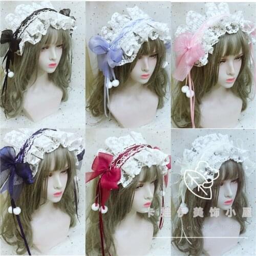 Angel Handle Lolita Japanese style Lolita Hair Band Cute Versatile Lo Mother SOFT Girl Headdress Can Take a Star Song