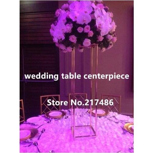 Ball metal table decoration ccessories wedding flower vase centerpieces 10 pcs/lot