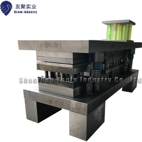 Sheet metal stamping die and bending tools or punch moulds