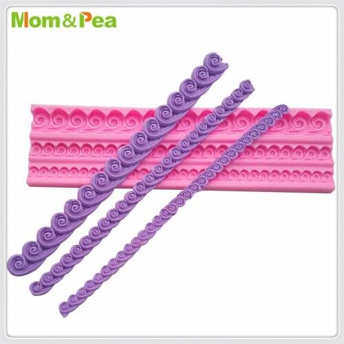 Mom&Pea MPA1960 Tape Silicone Mold Cake Decoration Fondant Cake 3D Mold Food Grade