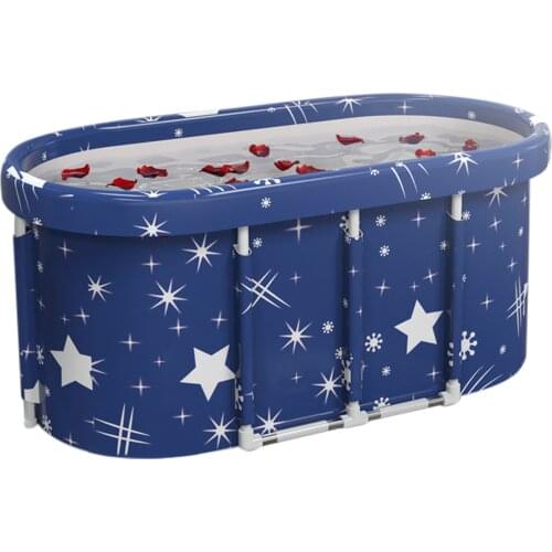 115 X60 X 51 cm Foldable Bathtub Adult Bath Tub Universal Pool Spa Bathtub Fold No Need To Disassemble Full Body Large Bathtub