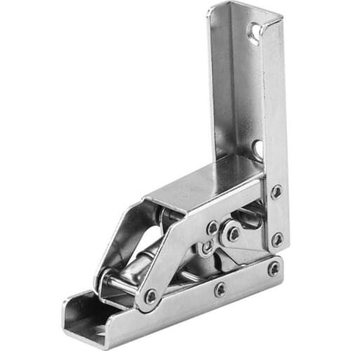90 Degree Folding Door/Shelf Hinge Invisible Furniture Bracket Table Holder