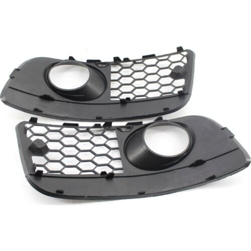 Honeycomb Hex Mesh Fog Light Open Vent Grilles For V~olkswagen for V~W for Jetta MK5 for G~TI GLI 2006-2009 Car Accesorios