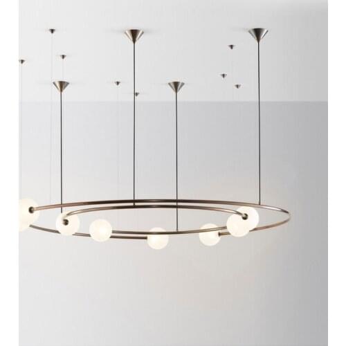 Modern Design Ring Led Pendant Lights Living Dining Room Decor Led Pendant Lamp Bedroom Suspension Luminaire Bar Hanging Light