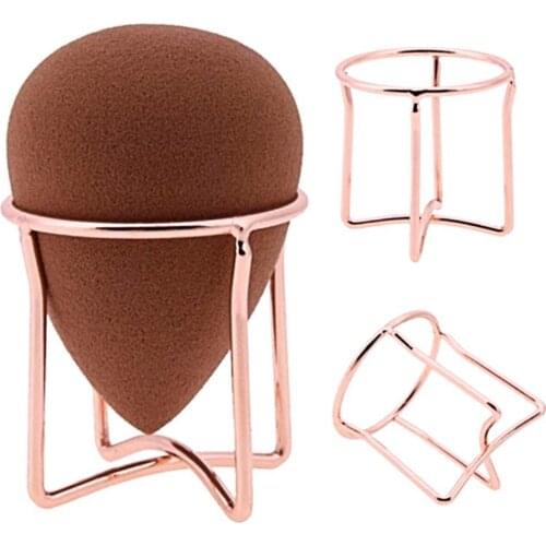 4.5cm x 4.5cm Metal Makeup Sponge Holder Puff Rack Blender Storage Rack Sponge Drying Stand Holder Brushes Puff Drying Tools