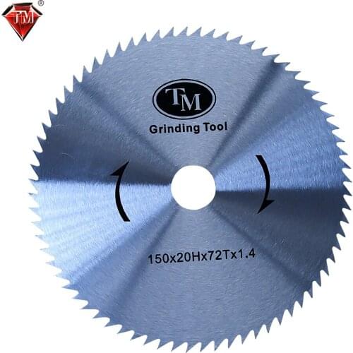 TM 150mm Carbide Circular Woodworking Rotary Cutting Disc Wheel for Wood Granite Marble Table Saw Angle Grinder